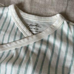 Pehr striped onisie. Size 3-6 months.